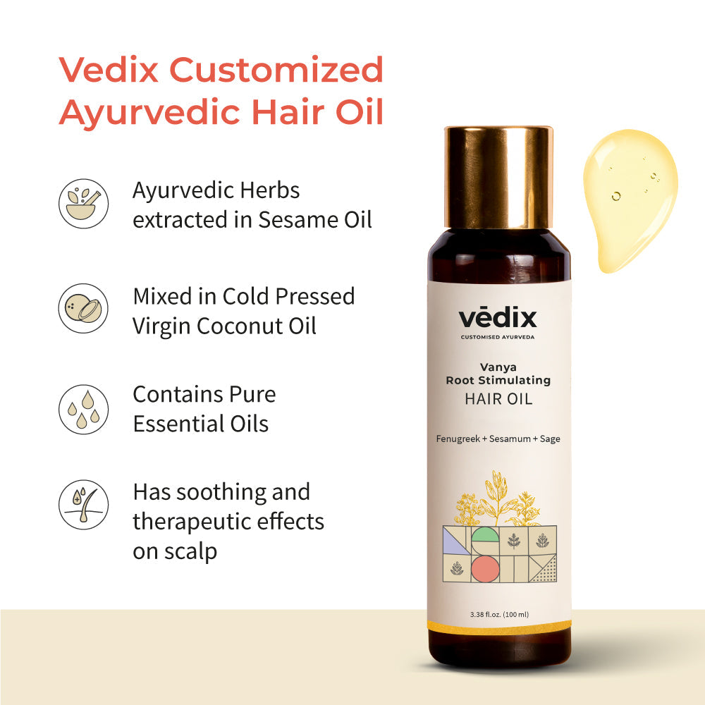 Vanya Root Stimulating Ayurvedix Hair Oil
