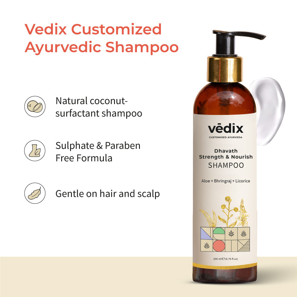 Dhavath Strength & Nourish Sulfate Free Shampoo